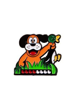DUCK HUNT Dog Old School 80s 90s Enamel Lapel Pin NEW